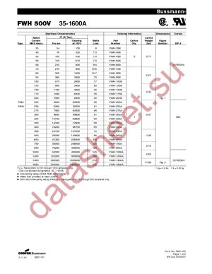 FWH-150A datasheet  