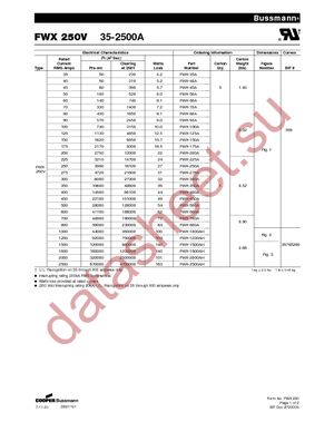 FWX-2000AH datasheet  