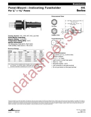 HKL-W datasheet  