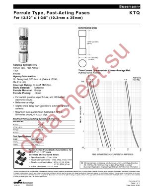 KTQ-1 datasheet  