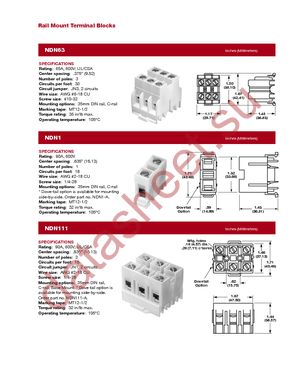 NDND1-WH datasheet  