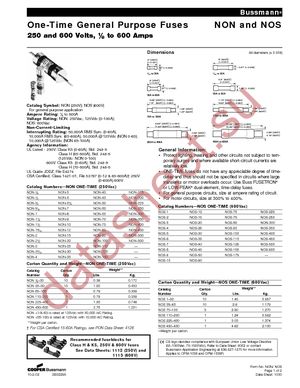 NON-20 datasheet  