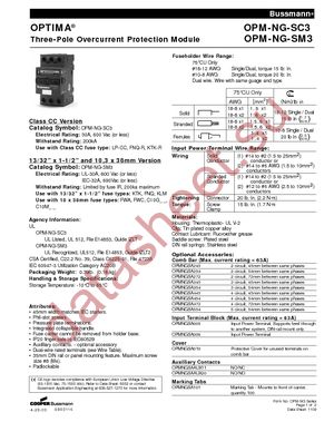 OPMNGSA254 datasheet  