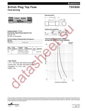 TDC600-10A datasheet  
