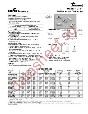 TR2/6125FA1.5A datasheet  