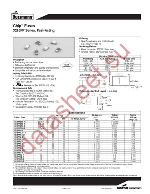 TR/3216FF-500MA datasheet  