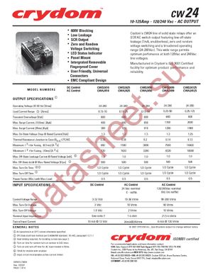 CWD24125P datasheet  