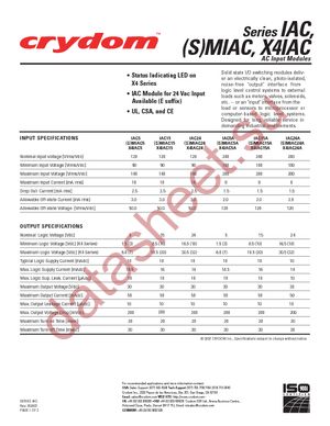 SMIAC15 datasheet  