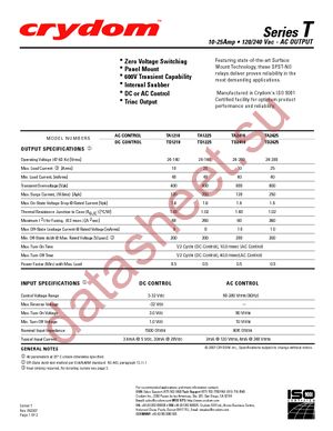 TD1210 datasheet  