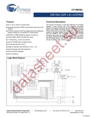 CY14B256L-SP35XC datasheet  