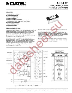 ADC-207LC datasheet  