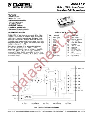 ADS-117MC datasheet  