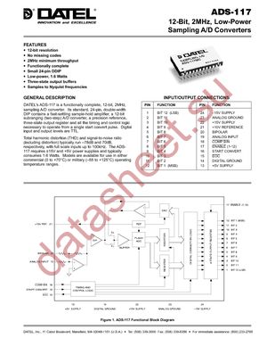 ADS-117/883 datasheet  