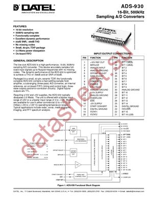 ADS-930MC datasheet  