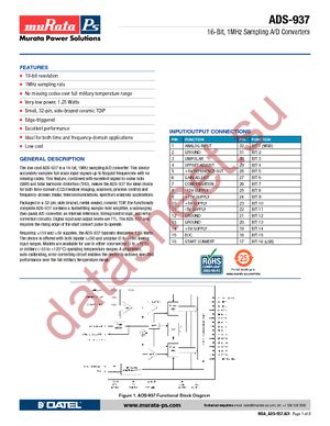 ADS-937/883 datasheet  