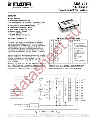 ADS-946GC datasheet  