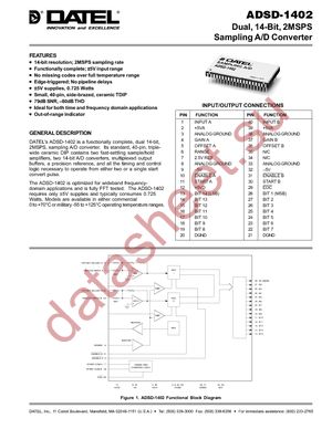 ADSD-1402MC datasheet  