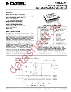 CDS-1402MC datasheet  