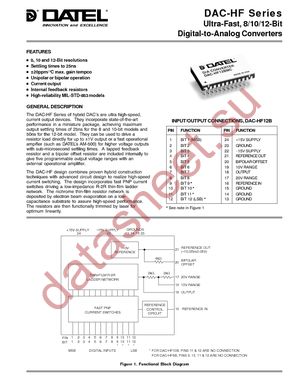 DAC-HF10/883 datasheet  