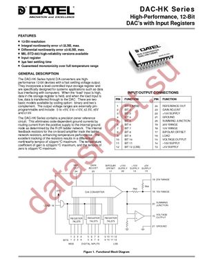 DAC-HK12BMC-2 datasheet  