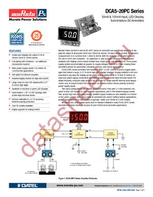 DCA5-20PC-1-DC4-BS-C datasheet  
