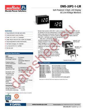 DMS-20PC-1-LM-B-C datasheet  