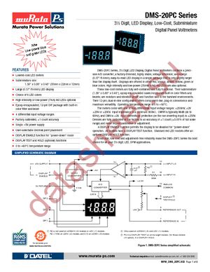 DMS-20PC-1-RL-C datasheet  