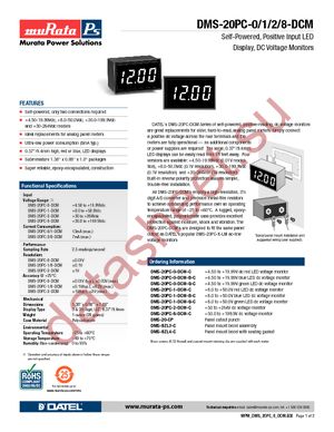 DMS-20PC-2-DCM-C datasheet  