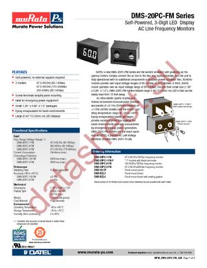 DMS-20PC-3-FM-C datasheet  