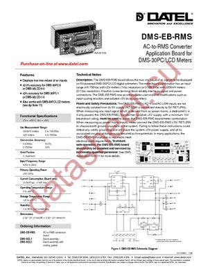 DMS-EB-RMS-C datasheet  