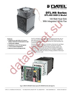 DTL-HS100D12 datasheet  