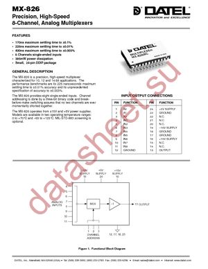 MX-826MM datasheet  