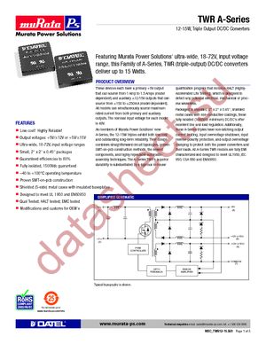 TWR-5/1000-15/250-D48A-C datasheet  