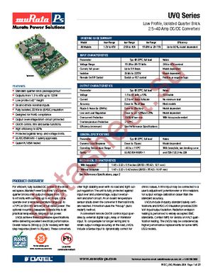 UVQ-12/10-D48P-C datasheet  