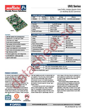 UVQ-12/8-D24PB-C datasheet  