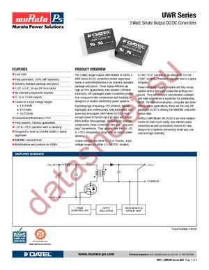 UWR-12/250-D48-C datasheet  