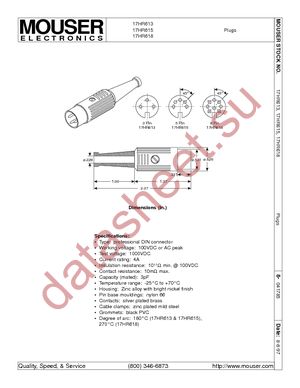 610-0500 datasheet  