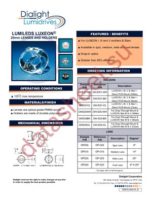 OP005 datasheet  