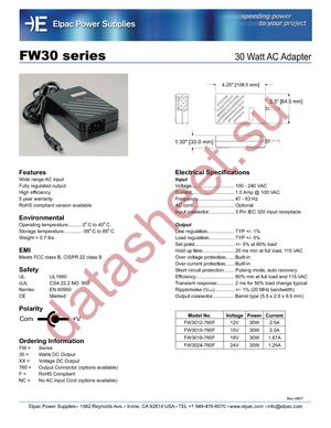 FW3012-760F-NC datasheet  