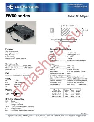 FW5012-760F datasheet  
