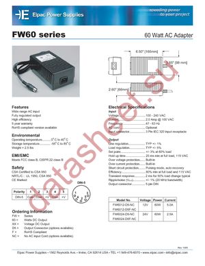 FW6012-D5 datasheet  
