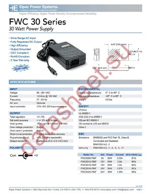 FWC3009-760F datasheet  