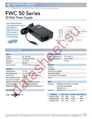 FWC5012-760F datasheet  