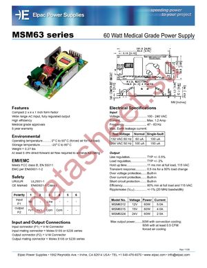 MSM6312 datasheet  