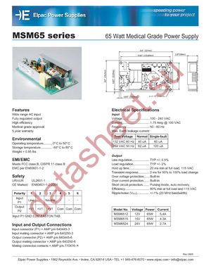 MSM6512 datasheet  