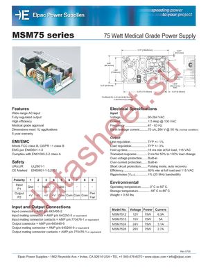 MSM7524 datasheet  