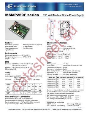 MSMP25012F datasheet  