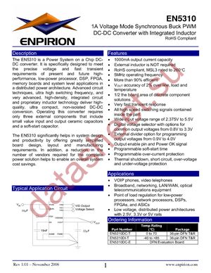 EN5310DC-E datasheet  