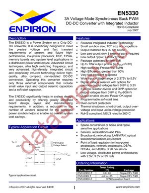 EN5330DC-E datasheet  