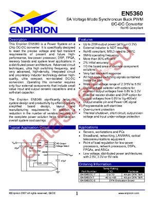 EN5360DC-E datasheet  